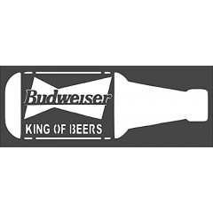 4x11 inch Custom Cut Stencil, Beer Bottle - Crafts, Arts, Scrapbooking - Painting on Walls, Wood, Glass, and More