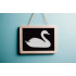 Swan Style Design Stencil, 4-Inch, Reusable Mylar Cutout for Sign Art, Crafts & DIY Projects