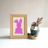 Reusable Stencil - Easter Bunny 8.5x11 for Crafts, Scrapbooking, Airbrush