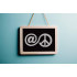 Reusable "At Peace" Sign Stencil 8.5" x 11" - Custom Design for Serene Crafts and Decor