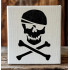 Pirate Skull & Crossbones Large Stencil for Painting, Reusable 19" x 13" Mylar Plastic – Ideal for Pirate Themes, Decor and DIY Crafts