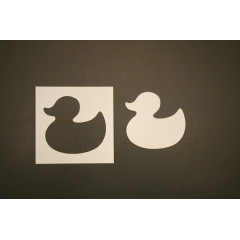 4 Rubber Duck Mylar Stencils - Craft, Scrapbook, Paint on Wood/Glass