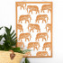 Elephant Stencil, 4-Inch, Beautiful Design, Quality Reusable Stencil for Painting, Crafts, and Decor for Walls, Fabric & Furniture, Recyclable DIY Tool