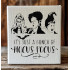 8x8 Hocus Pocus Reusable Stencil - DIY Art, Craft Projects, Wall Decor