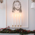 Jesus Christ Face Stencil Template 8.5x11 - Reusable for DIY Crafts & Painting