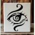 3rd Eye Chakra Yoga Stencil - Reusable 8.5x11 for Arts & Crafts Projects