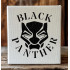 Black Panther Stencil 5.5x5.5 - Reusable for Crafts, Art & DIY Projects