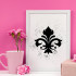 Fleur De Lis Stencil 5 Set 12x12 - Saints Logo Stencils for Elegant Home Decor - Large and Small Sizes - Reusable Stencils for Painting on Various Surfaces