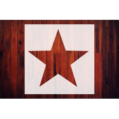 Create Stellar DIY Projects with Our Star Stencil Template - Reusable, Laser-Cut Mylar for Wall Decor, Furniture, and Crafts LIONX