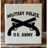 U.S. Army Military Police MP Stencil, Reusable & Sturdy, 11" x 8.5", Ideal for Arts, Crafts, Scrapbooking, Airbrush Painting & Drawing