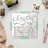 Dachshund Stencil 5.5 - Reusable Art Template for Scrapbooking & Painting