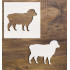 5-in-1 Animal Stencil Set – Reusable Templates for DIY Painting on Walls, Wood, Glass, and Crafts – Sheep, Pet Love, Frog, and Lion Designs