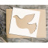 Dove Stencil, 4x4 Reusable Mylar for DIY Crafts & Home Decor Projects