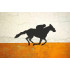 Race Horse & Jockey Stencil - 11x8.5 Durable Template for Arts & Crafts