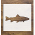 Fish Trout Stencil for Painting, Reusable Plastic 4x4 – Perfect for Themed Crafting, Outdoor Decor, and DIY Projects