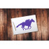 Race Horse & Jockey Stencil - 11x8.5 Durable Template for Arts & Crafts