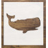 Whale Stencil for Painting, Reusable Mylar 4" x 4" – Ideal for Ocean-Themed Crafts, Educational Projects, and Home Decor