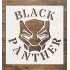 Black Panther Stencil 5.5x5.5 - Reusable for Crafts, Art & DIY Projects