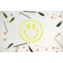 Smiley Face Stencil - Reusable Mylar for Crafts, 12 Mil Food-Safe Plastic