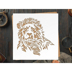 5-in-1 Animal Stencil Set – Reusable Templates for DIY Painting on Walls, Wood, Glass, and Crafts – Sheep, Pet Love, Frog, and Lion Designs