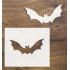 4-Inch Bat Mylar Stencil for Crafting, Painting, Airbrush & Scrapbooking