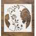 Princess Beauty & Beast Stencil 8x8 - Reusable for DIY Crafts & Home Decor