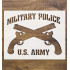 U.S. Army Military Police MP Stencil, Reusable & Sturdy, 11" x 8.5", Ideal for Arts, Crafts, Scrapbooking, Airbrush Painting & Drawing