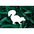 4-Inch Skunk Style Design Stencil, Reusable Mylar Cutout for Sign Art, Crafts & DIY Projects