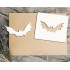 4-Inch Bat Mylar Stencil for Crafting, Painting, Airbrush & Scrapbooking