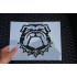 Custom Bulldog Stencil Sheet - 11x8.5, Reusable, Precision Cut for DIY Crafts