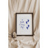 Faith Footprints Stencil - 'I Will Carry You' Inspirational Design, 5.5 x 5.5 inches for Crafting and Home Decor