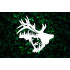 Bull Elk Stencil, Reusable 10 mil Mylar, for Airbrush, Murals, Tees, and More, DIY Art & Craft Supplies STENCILAIR