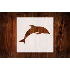 Dolphin Stencil 4-Inch, Reusable Mylar Cutout for Art & DIY Crafts