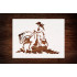 Reusable Horse Stencil 8.5x11 - Custom Durable for Cowboy & Cowgirl Crafts