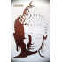 Buddha Logo Stencil 10mm Mylar - Reusable for Airbrush, Crafts & Scrapbooking