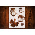 Shamrock & St. Patrick's Day Leprechaun Beer Stencil, Reusable & Sturdy, 8.5" x 11" for Celebratory Art, Crafts & DIY Projects