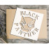 Black Panther Stencil 5.5x5.5 - Reusable for Crafts, Art & DIY Projects