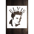 Custom Cut Stencil 5x6 inch for Elvis Crafts - Perfect for Wood & Glass Art