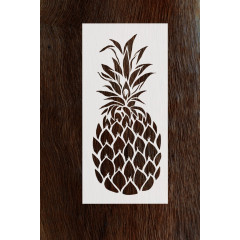 Reusable Pineapple Stencil for Walls & Crafts - Laser-Cut Food-Safe Mylar