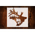 Bull Elk Stencil, Reusable 10 mil Mylar, for Airbrush, Murals, Tees, and More, DIY Art & Craft Supplies STENCILAIR