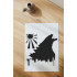 Big Dinosaur Custom Cut Stencil, 5.5x5.5 Inch for Art, DIY Projects, Scrapbooking & Wall Painting