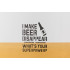 Make Beer Disappear Super Power Stencil, Reusable & Sturdy, 8.5" x 11", Custom Humorous Art Template