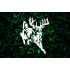 Reusable Buck White-Tailed Deer Stencil 8.5" x 11" - Custom Hunting Theme Design for Outdoor Crafts