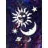 Celestial Sun Moon Stars Board, 8.5" x 11" Stencil