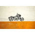 Rev Up Your Creativity! Motorcycle Motorbike Stencil - 5 x 8 Inches, Durable and Reusable Plastic for Dynamic DIY Projects