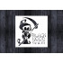 Cartoon Grim Reaper Stencil - Fun and Whimsical Design for Creative Crafting - Durable 5.5 x 5.5 inches Stencil Sheet