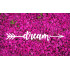 Motivational Dream Arrow Words Stencil 6" x 19.7" - Long Inspirational Design for Creative Projects