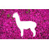 4-Inch Alpaca Stencil - Reusable Mylar Cutout for Crafts & DIY Projects