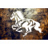 Reusable Running Horse Stencil 11" x 8.5" - Custom Equine Design for Dynamic Crafts