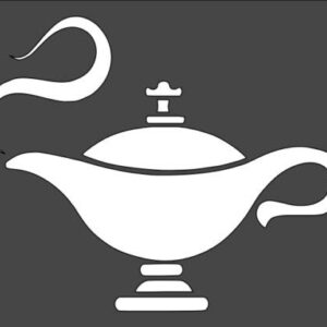 Stencil Magic Lamp, Plastic Reusable